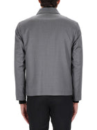 BOSS Men's Hanry Wing Jacket Grey, view 3