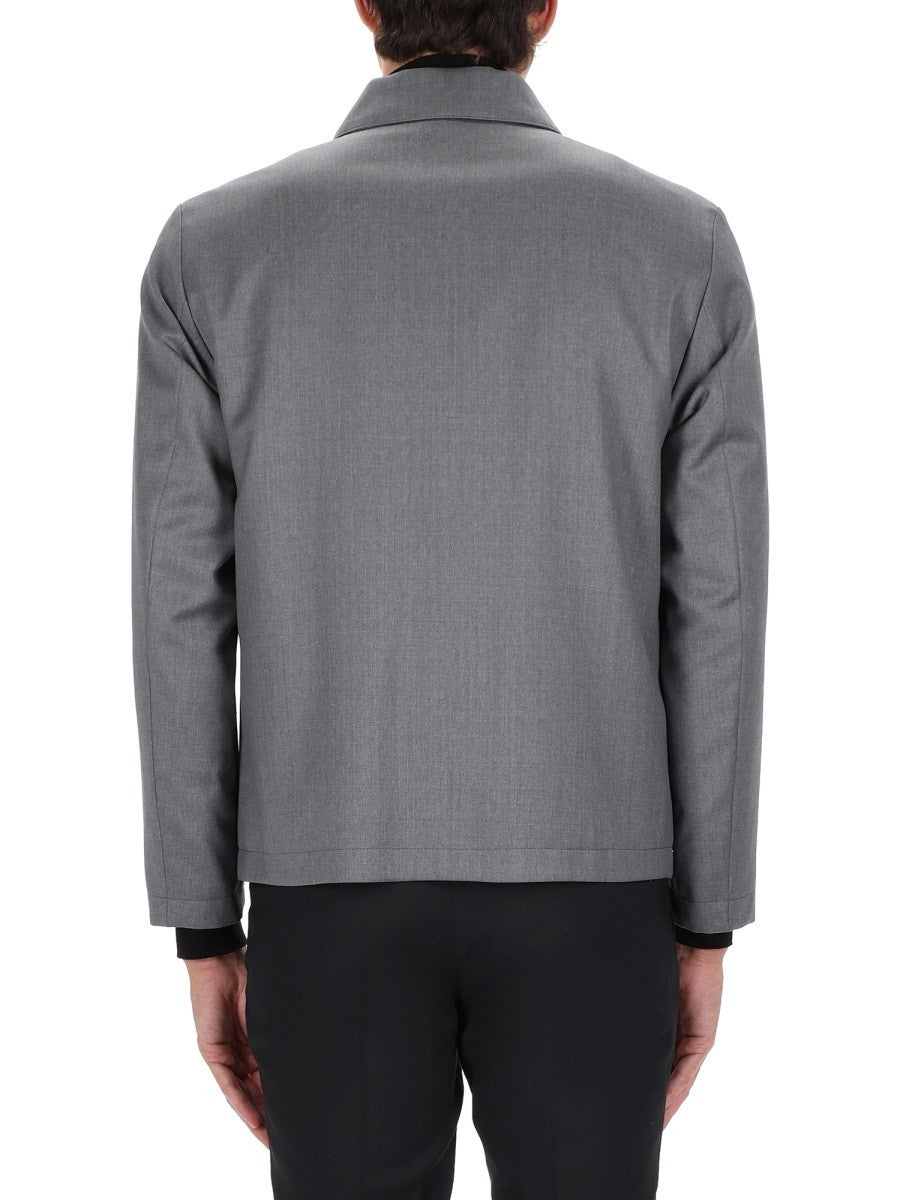 BOSS Men's Hanry Wing Jacket Grey, view 3