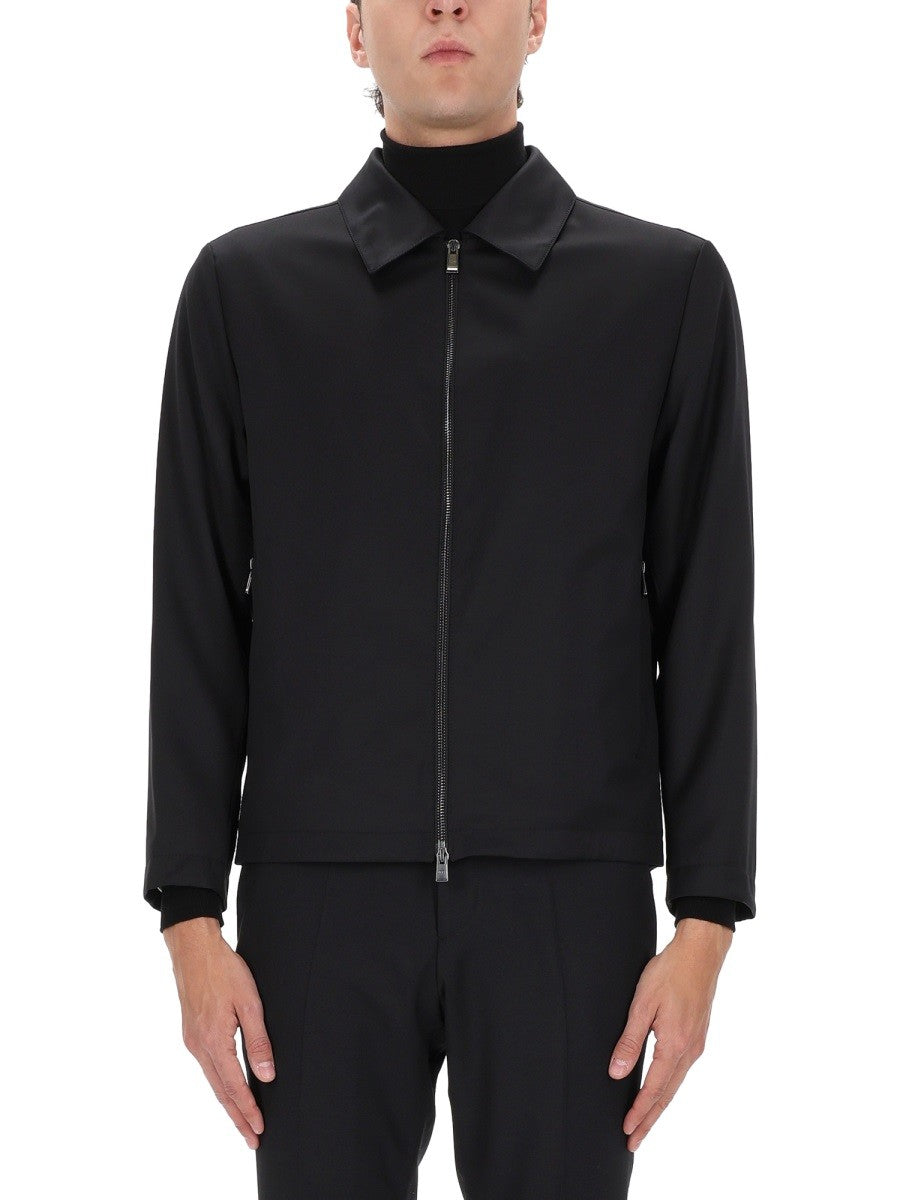 BOSS Men's Hanry Wing Jacket Black