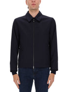 BOSS Men's Hanry Wing Jacket Blue