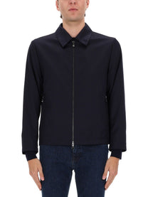 BOSS Men's Hanry Wing Jacket Blue