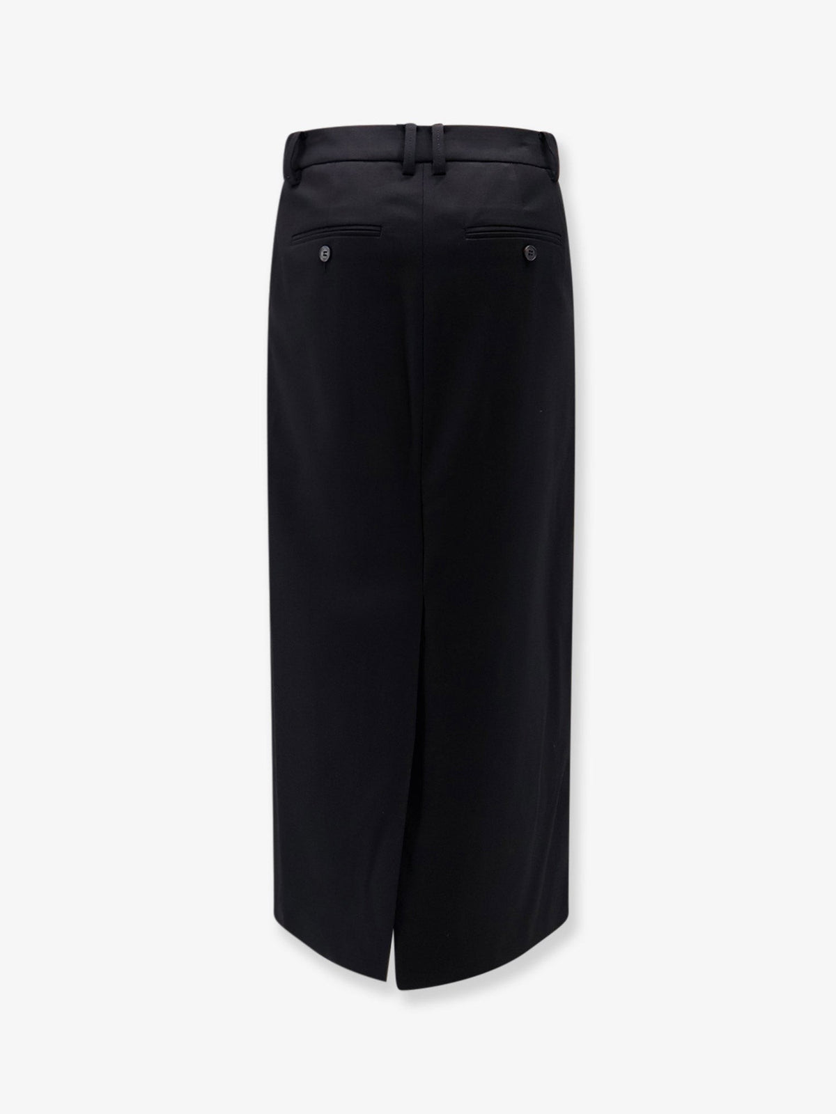 DUNST Women's Line Long Skirt Black