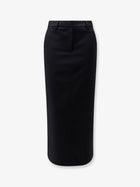 DUNST Women's Line Long Skirt Black