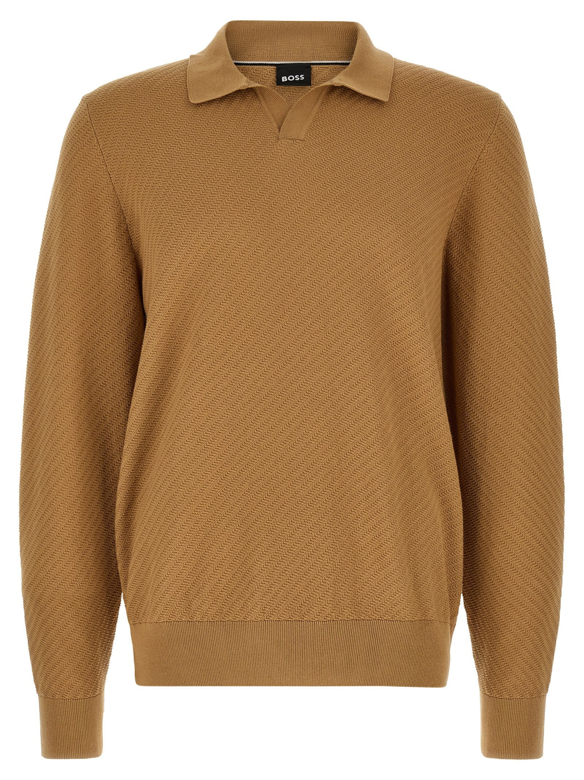 HUGO BOSS Lomarino Polo Shirt Brown