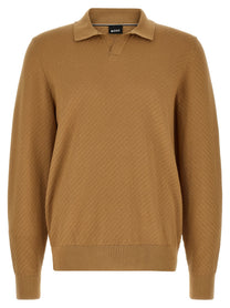 HUGO BOSS Lomarino Polo Shirt Brown