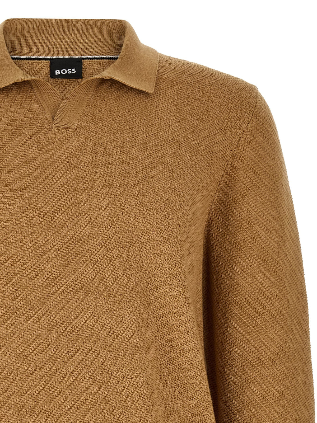 HUGO BOSS Lomarino Polo Shirt Brown