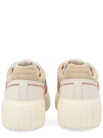 Hogan Women's Stripes Sneaker Beige