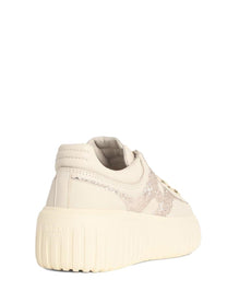 Hogan Women's Stripes Sneaker Beige