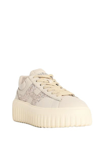 Hogan Women's Stripes Sneaker Beige