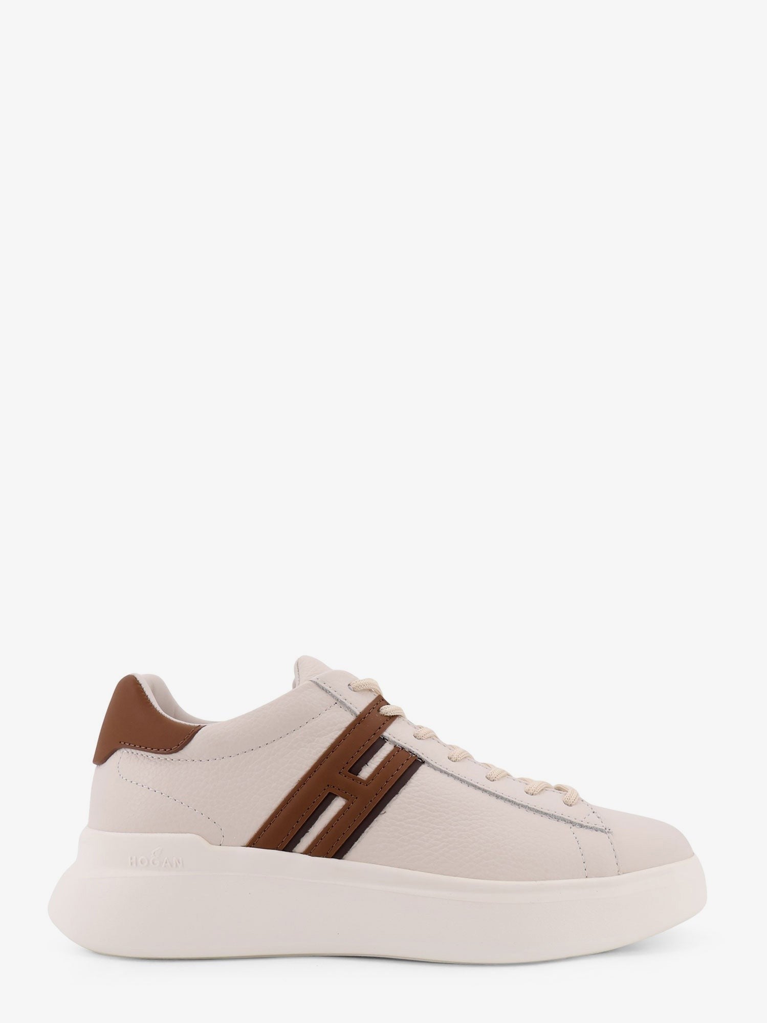 Hogan Men's Leather Sneakers Brown Hogan