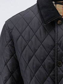 Burberry Men's Haddington Quilted Jacket Black