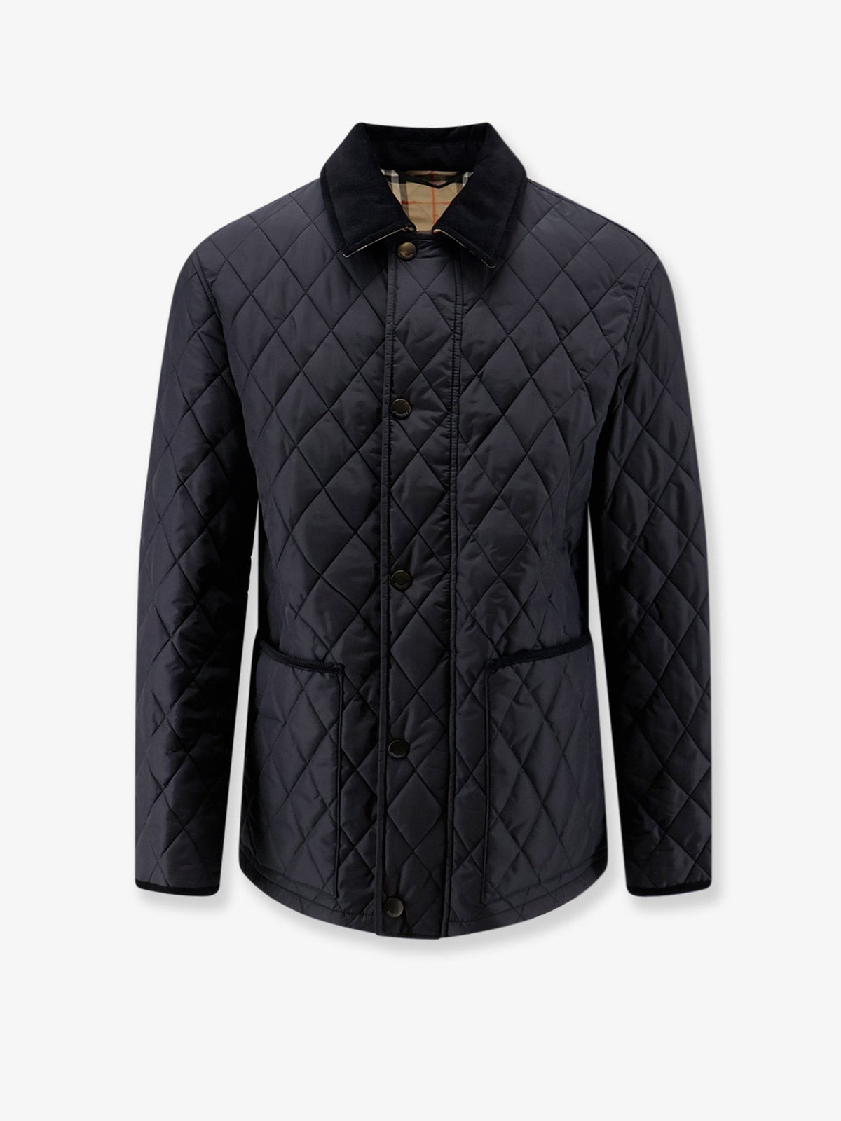 Burberry Men's Haddington Quilted Jacket Black