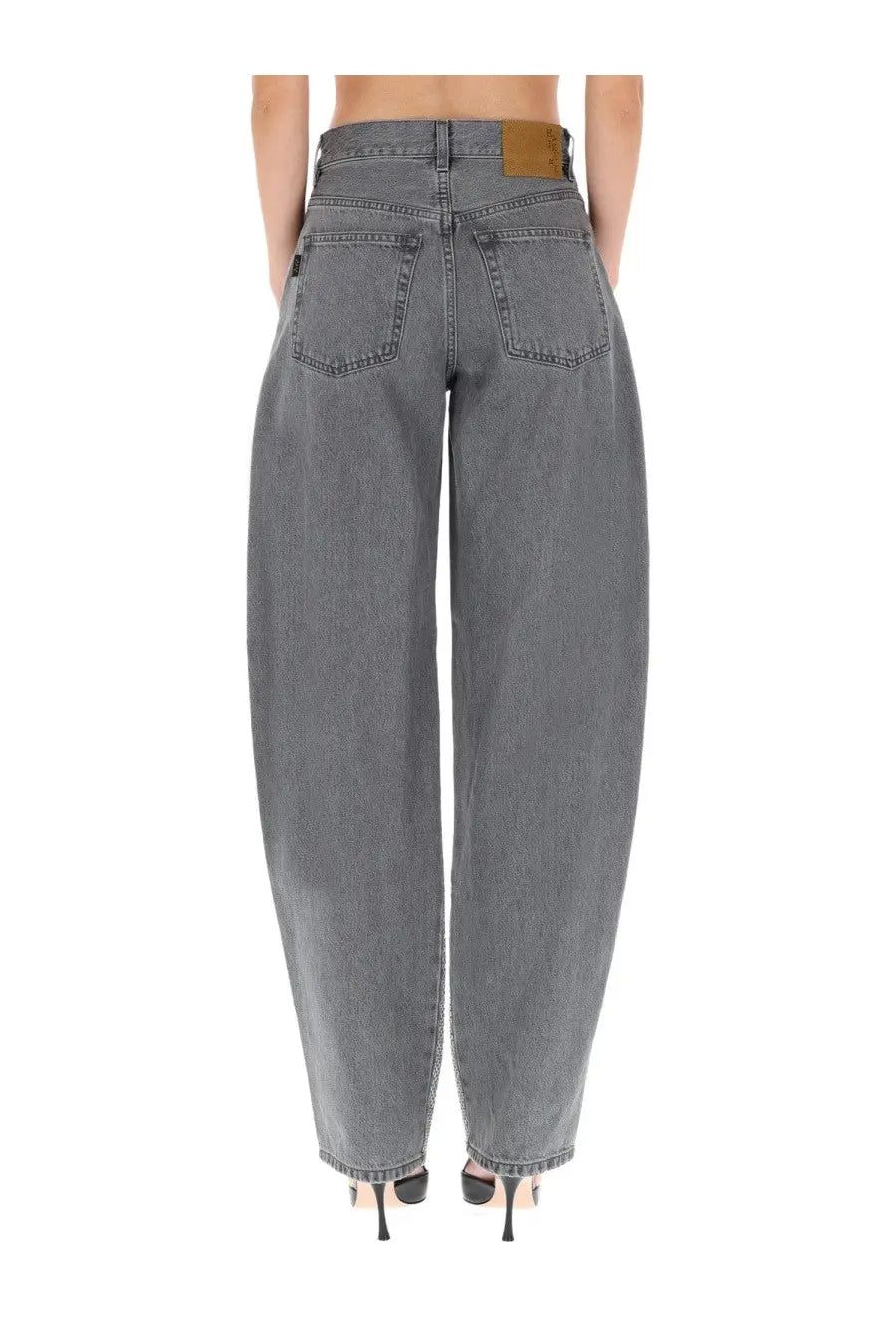 Haikure Women's Bibi Denim Pants Grey, view 4