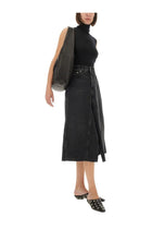 Haikure Women's Stacy Midi Skirt Black, view 2