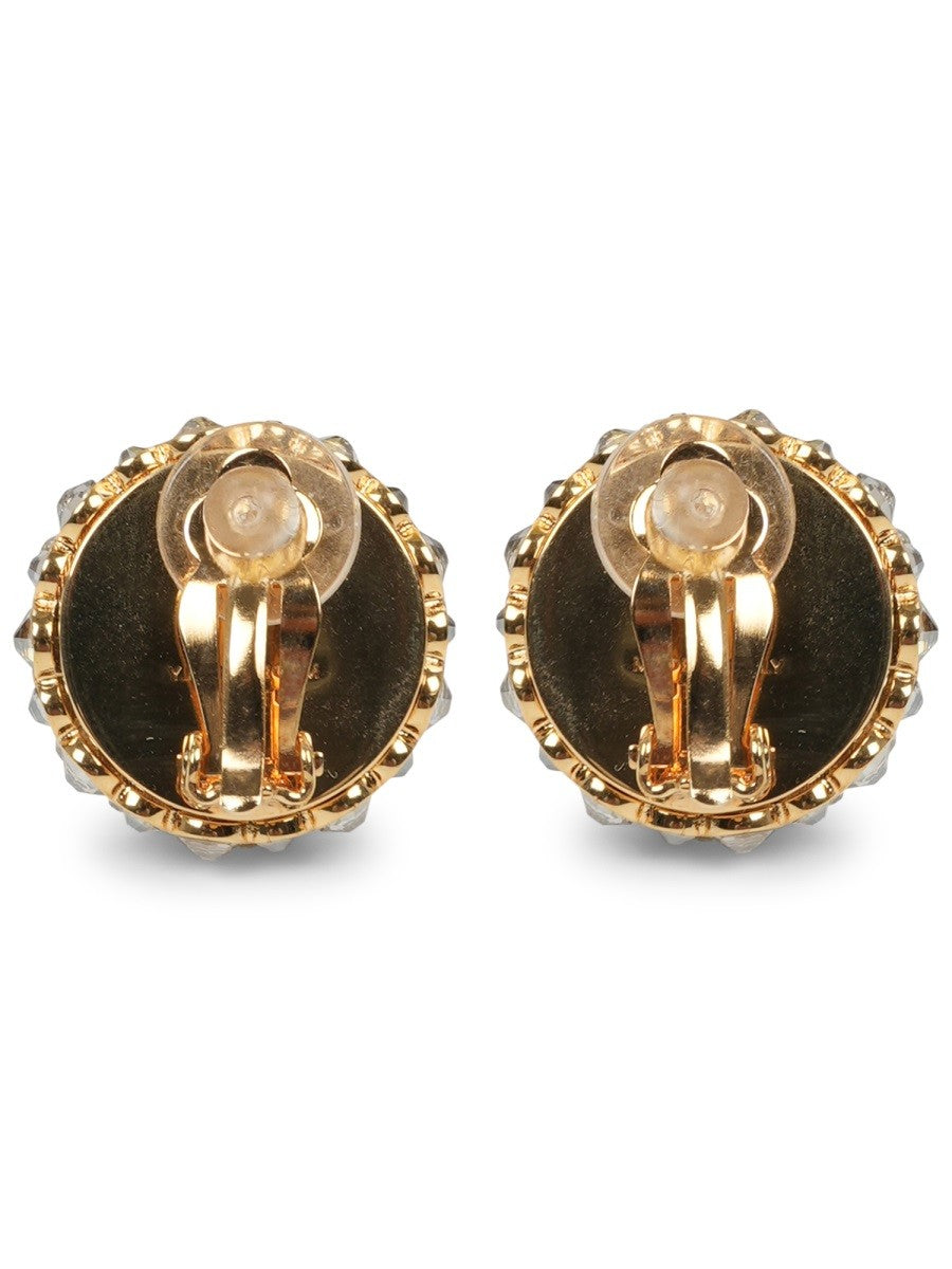 Celine Women's Hairloom Dome Earrings Gold, view 2