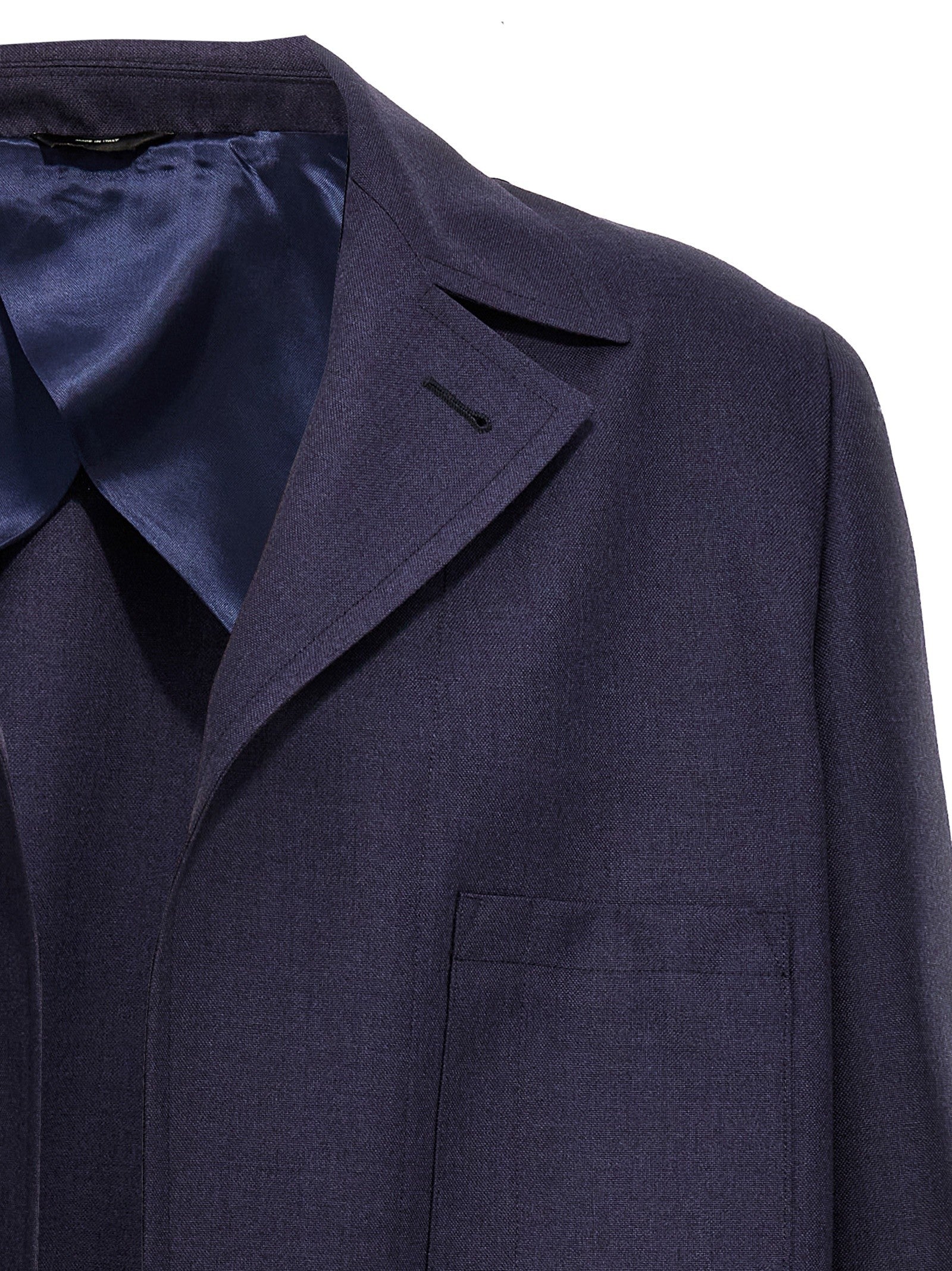 Fendi Half Belt Jacket Blue