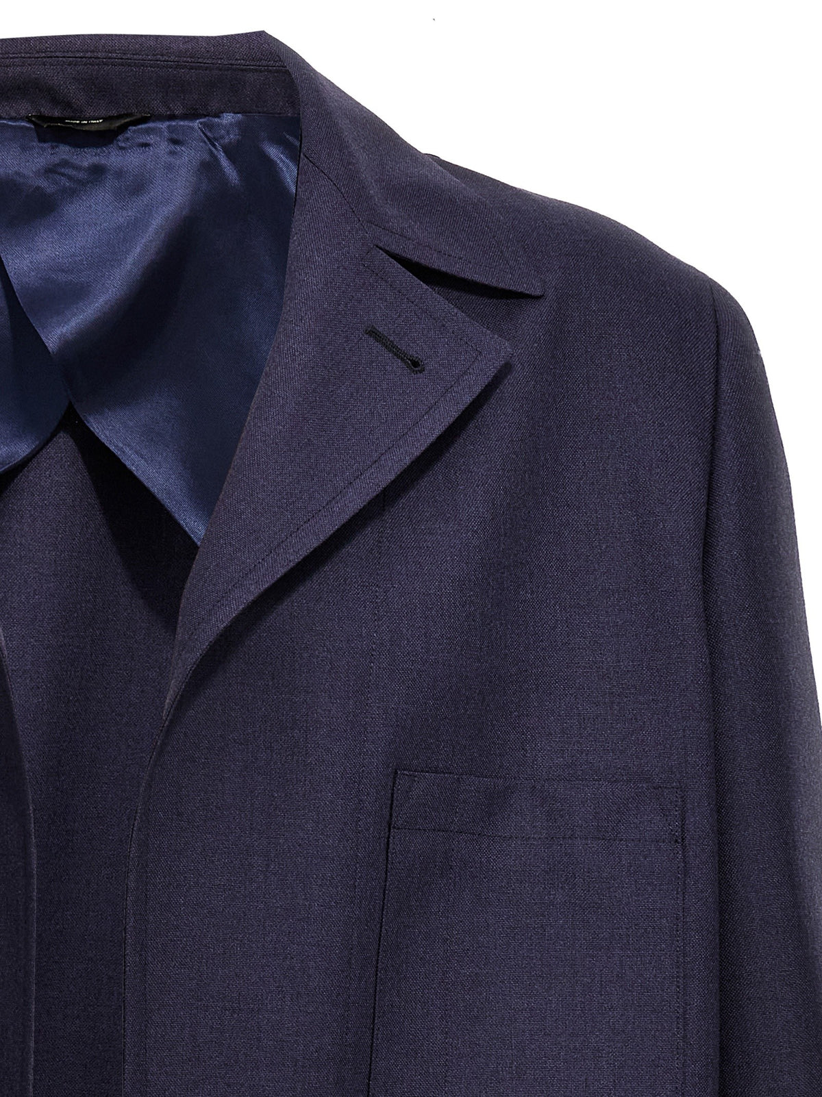 Fendi Half Belt Jacket Blue, view 3