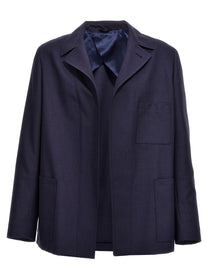 Fendi Half Belt Jacket Blue