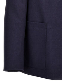 Fendi Half Belt Jacket Blue