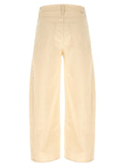 MOTHER Half Pipe Ankle Jeans Beige, view 2