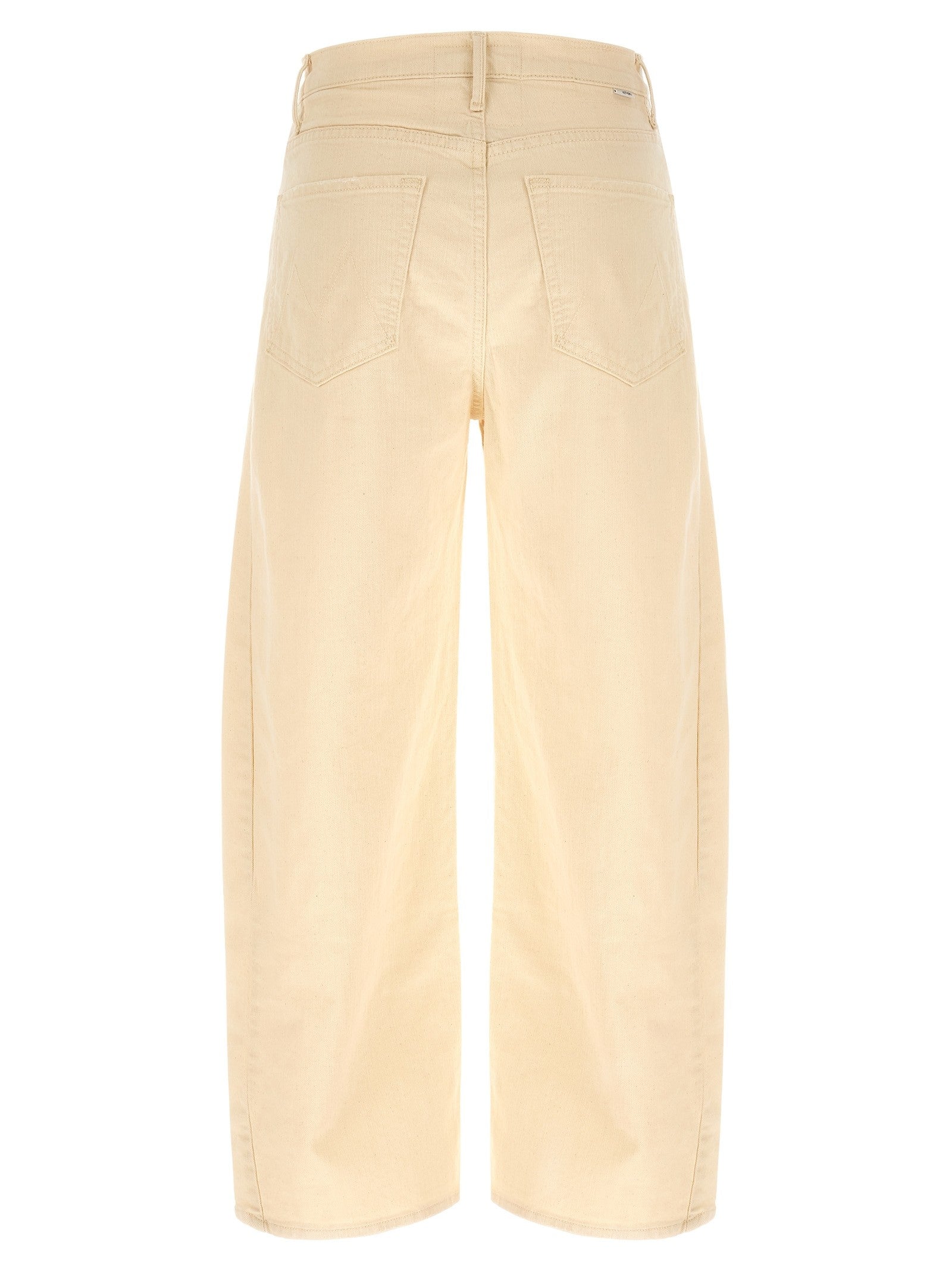 MOTHER Half Pipe Ankle Jeans Beige