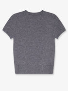DUNST Women's Half Sleeve Knit Top Grey, view 2
