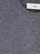 DUNST Women's Half Sleeve Knit Top Grey, view 3