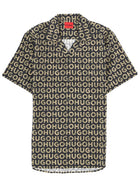 HUGO BOSS Men's Half Sleeve Shirt Green