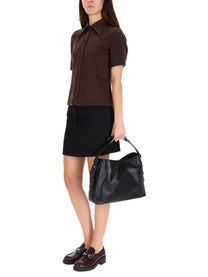 Gucci Women's Half Sleeve Shirt Brown