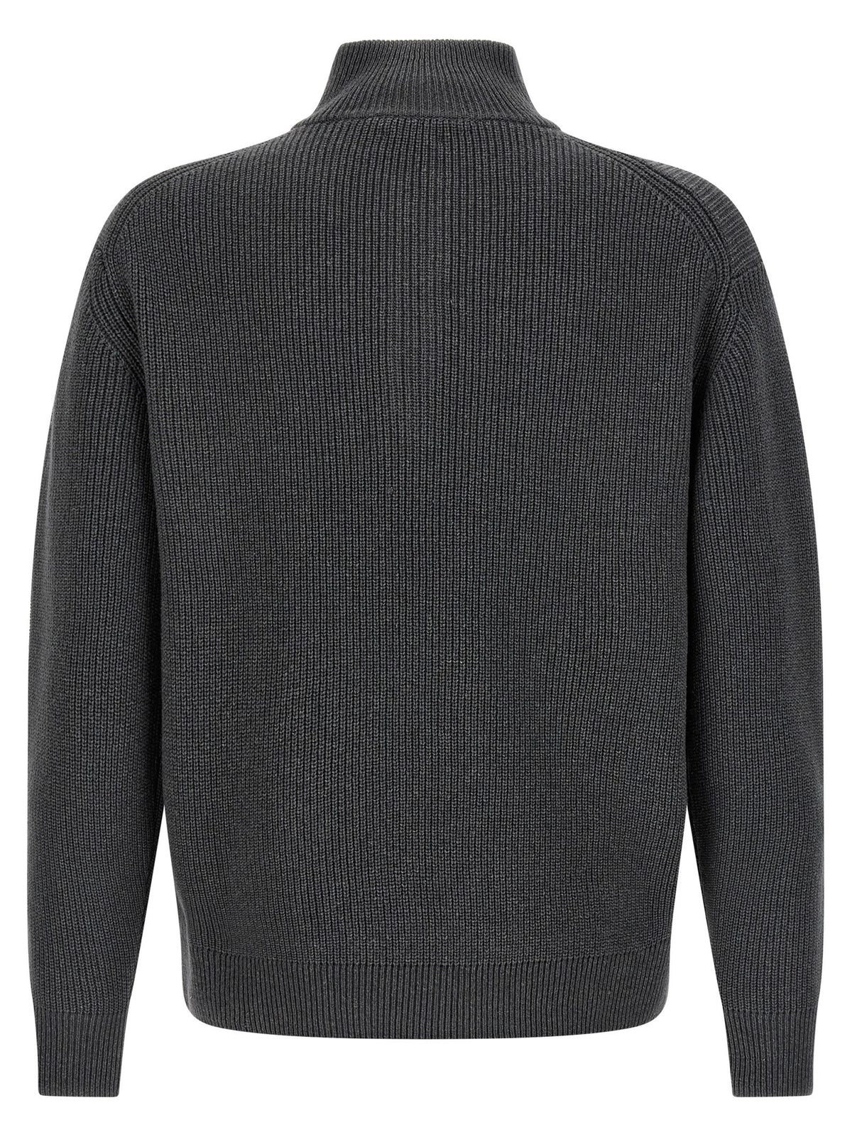 JW Anderson Half Zip Sweater Grey