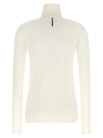 Jil Sander Half Zip Sweater White