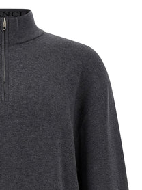 Balenciaga Half Zip Sweater Grey