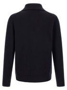Zanone Half Zip Sweater Blue, view 2