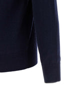 Brunello Cucinelli Half Zip Sweater Blue, view 4
