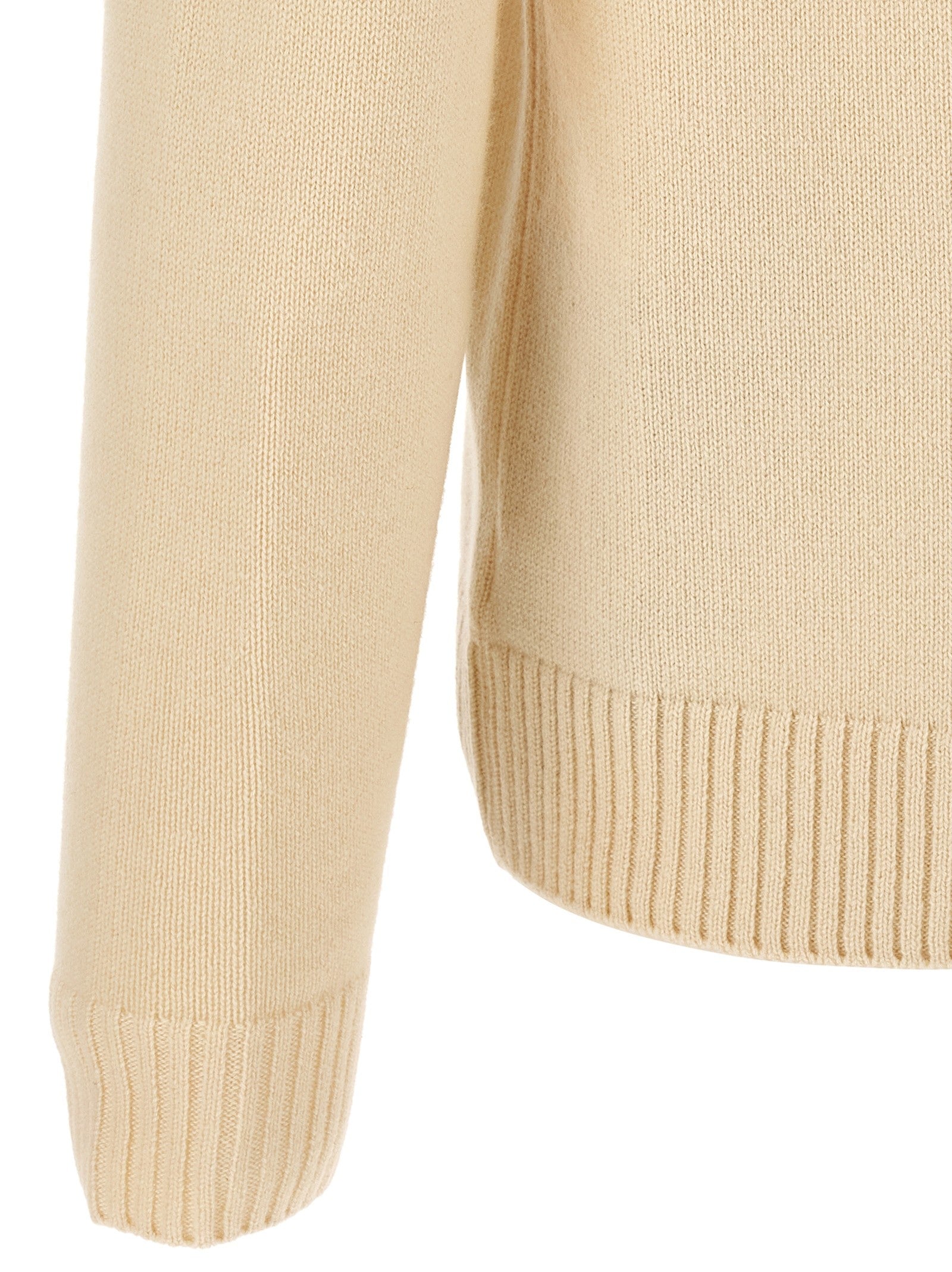 Zanone Half Zip Sweater White