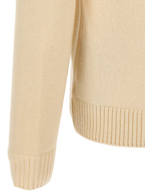Zanone Half Zip Sweater White