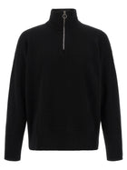 Larmeri Studio Half Zip Sweater Black