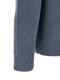 JW Anderson Half Zip Sweater Blue