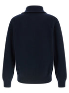 PRADA Half Zip Sweater Blue, view 2