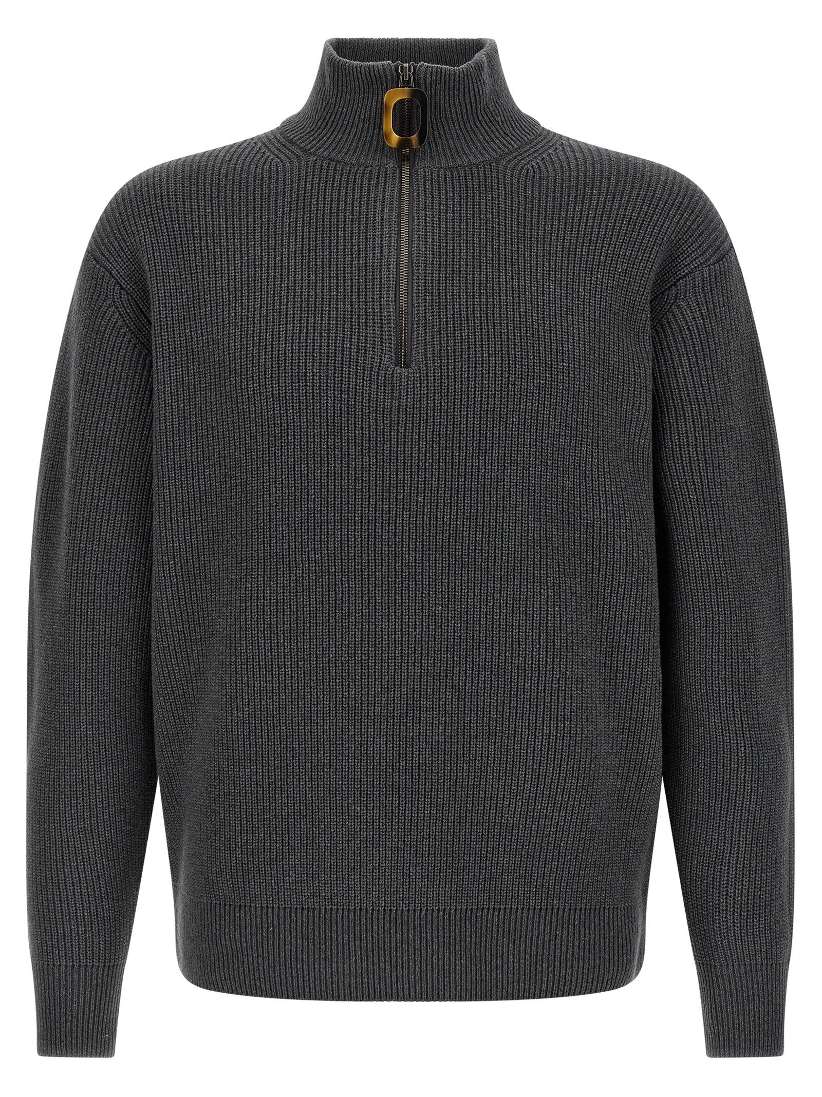 JW Anderson Half Zip Sweater Grey