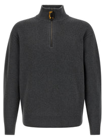 JW Anderson Half Zip Sweater Grey