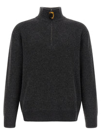 JW Anderson Half Zip Sweater Grey