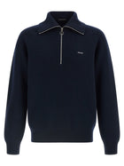 PRADA Half Zip Sweater Blue
