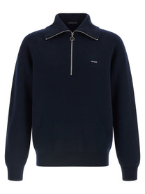 PRADA Half Zip Sweater Blue