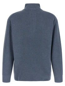JW Anderson Half Zip Sweater Blue