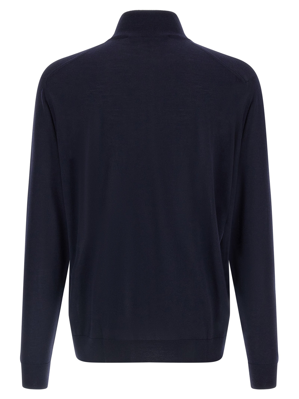 Kiton Half Zip Sweater Blue, view 2