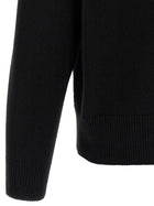 Larmeri Studio Half Zip Sweater Black, view 4