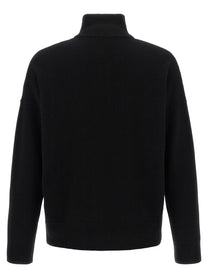 Larmeri Studio Half Zip Sweater Black, view 2