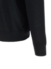 Kiton Half Zip Sweater Black