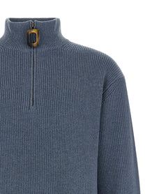 JW Anderson Half Zip Sweater Blue